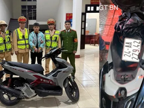 Chặn xe Airblade không biển số lúc nửa đêm, CSGT phát hiện điều bất thường của thanh niên SN 2009
