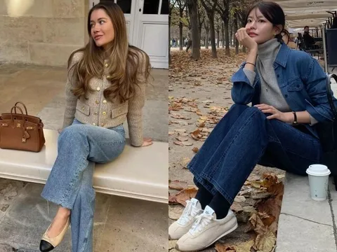 Thích mặc quần jeans, chị em mang giày bệt là hợp nhất, đặc biệt 4 kiểu này vừa trẻ vừa sang