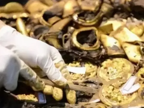 Đào sâu phát hiện hơn 13,4 kg vàng và 166,5 kg bạc, công trường xây dựng lập tức bị phong tỏa