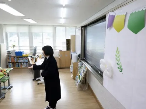 210 trường tiểu học ở Hàn Quốc không có học sinh lớp 1 trong lễ khai giảng 2026
