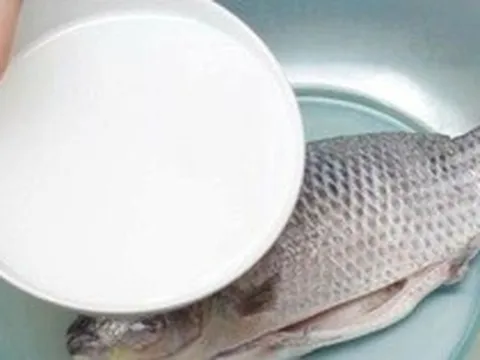 Ngâm cá trong thứ nước này cá hết sạch mùi tanh
