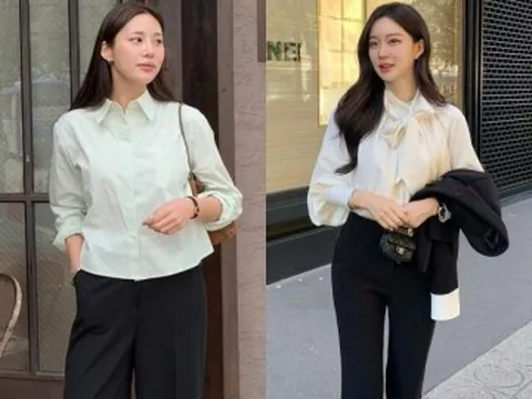 Quần đen phối cùng 4 kiểu áo đích thị là "sách mẫu" mặc đẹp, chị em học theo mà không cần nghĩ nhiều