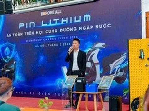 Before All thử thách ngâm pin xe điện trong nước