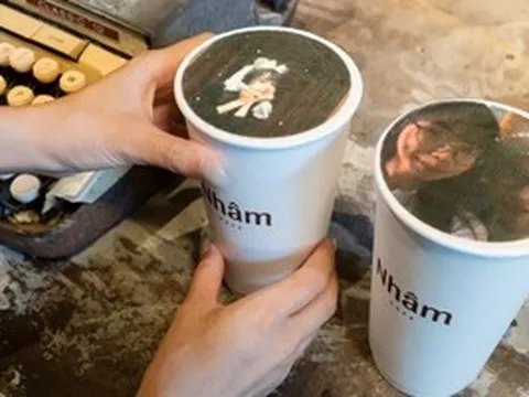 VIDEO: Trải nghiệm in hình lên ly hút giới trẻ