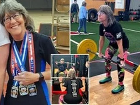 Cụ bà U70 vẫn chinh phục đỉnh cao cử tạ sau tai nạn gãy xương