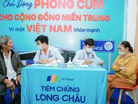 Long Châu và Abbott đưa 2.000 liều vắc xin cúm miễn phí đến người dân miền Trung