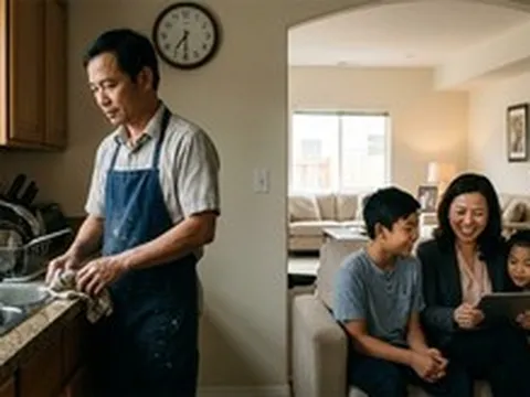 Tôi bỏ việc, làm ông nội trợ, con trai xấu hổ ngăn bố đi họp phụ huynh