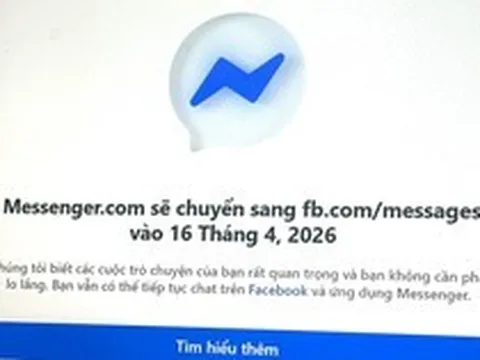Facebook đóng cửa Messenger.com từ tháng 4/2026