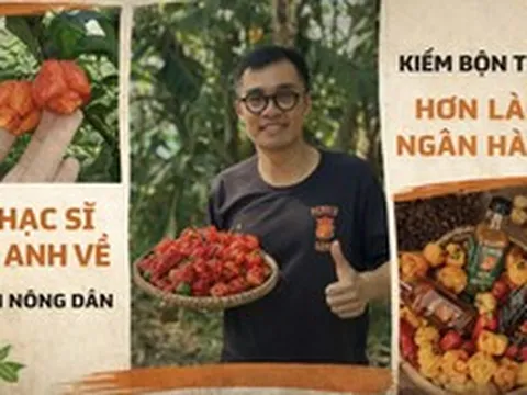 Bỏ lương nghìn USD về quê, thạc sĩ tài chính lập nghiệp với "nghề cay đắng": Tụt từ 75 xuống 59kg, chân lấm tay bùn, thu nhập khủng