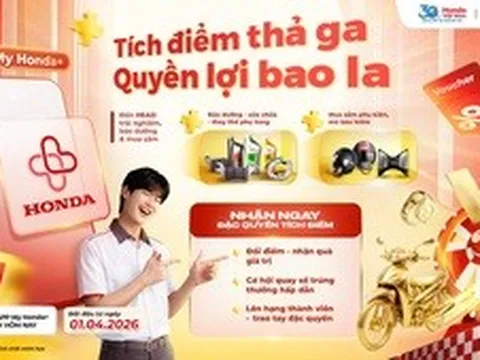 Honda Việt Nam triển khai chương trình khách hàng thân thiết trên My Honda+