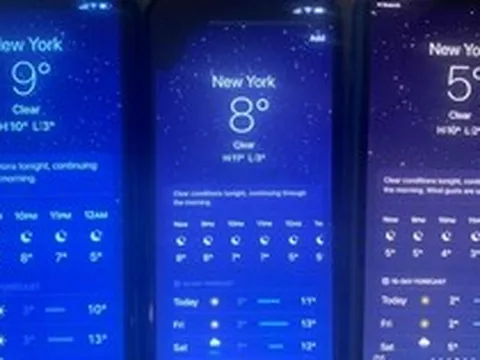 Người hay xem dự báo thời tiết trên iPhone cần chú ý