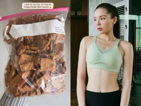 Món bim bim "ăn nhiều không lo béo bụng" được Kỳ Duyên yêu thích