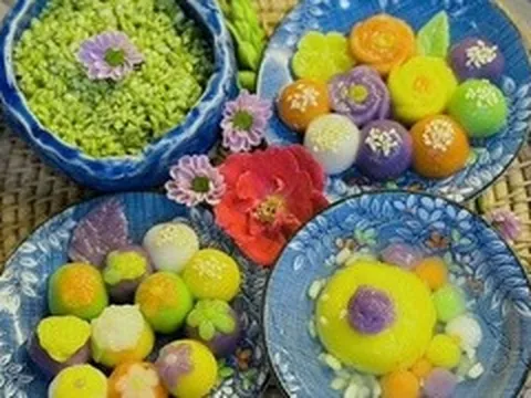Cách làm bánh trôi bánh chay ngũ sắc ngày Tết Hàn thực