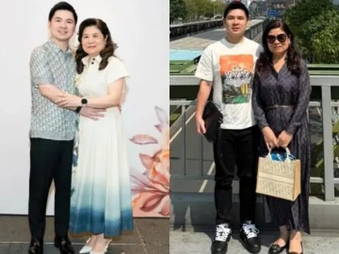 Mẹ chồng Đỗ Mỹ Linh diện set đồ gần 200 triệu đồng mừng tuổi mới