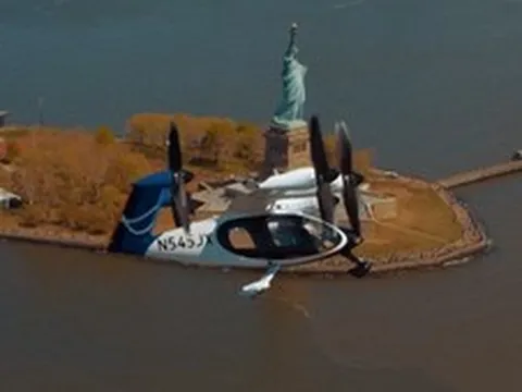 Taxi hàng không thử nghiệm tại New York, kết nối với sân bay trong 10 phút