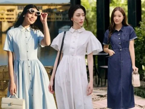 Chiếc váy "chân ái" cho hội công sở mùa Hè, không chỉ thoáng mát mà còn thanh lịch hơn hẳn áo sơ mi trắng