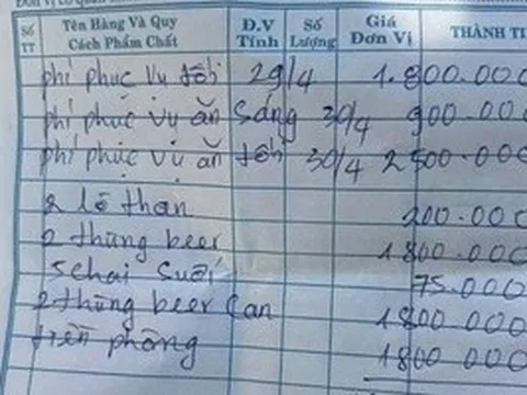 Xác minh thông tin khách sạn “chặt chém” du khách, bia Heineken 900.000 đồng/thùng