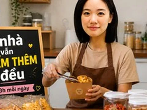 5 mô hình làm thêm tại nhà giúp tăng thu nhập mà không cần thuê mặt bằng: Chi phí thấp, dễ bắt đầu, phù hợp người bận rộn