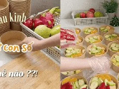 Nghỉ việc lương 10 triệu để bán trái cây gọt sẵn, ngày cao điểm 100 hộp: Cô gái trẻ ở TP HCM kiếm tiền từ điều ai cũng nghĩ đơn giản
