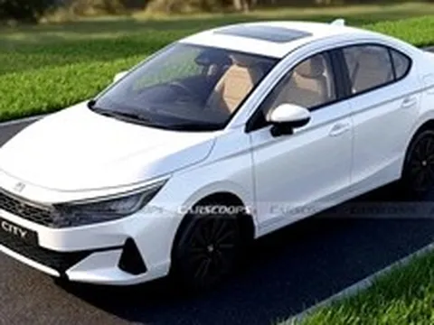 Lộ diện xe sedan Honda City phiên bản mới tại thị trường châu Á