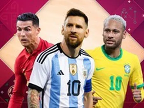 Khi nào Messi, Ronaldo, Neymar gặp nhau ở World Cup 2026?