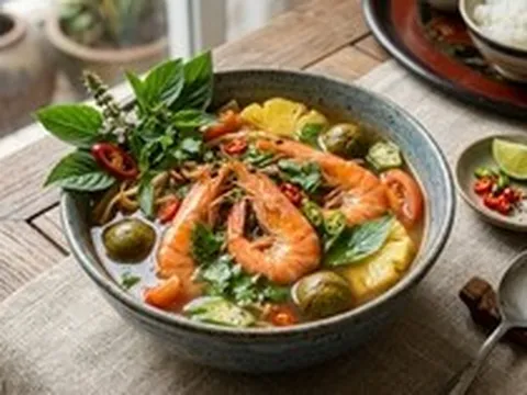 Nấu canh tôm chua bỏ ngay loại lá này vào, nước chua dịu thơm nức mũi, vị ngon cuốn hơn cả canh Tom Yum