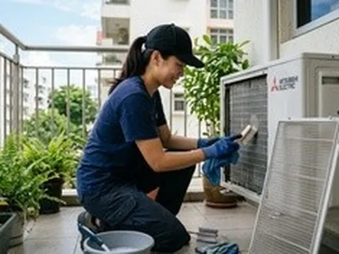 Cách vệ sinh cục nóng điều hòa