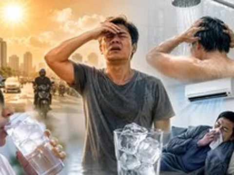 Nắng nóng đỉnh điểm, 5 cách giải nhiệt tưởng đúng nhưng rất hại tim mạch