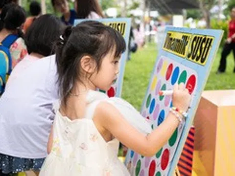 Vinamilk cùng trẻ em tận hưởng ngày hội mùa hè tại Phú Mỹ Hưng