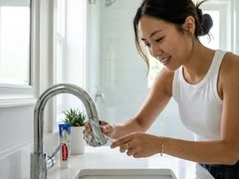 Cách làm sạch vòi nước inox sáng bóng mà không cần hóa chất