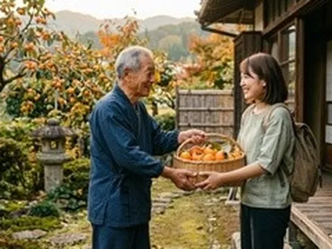 Lý giải hành động chặt cây khi có người xin quả của một số người Nhật