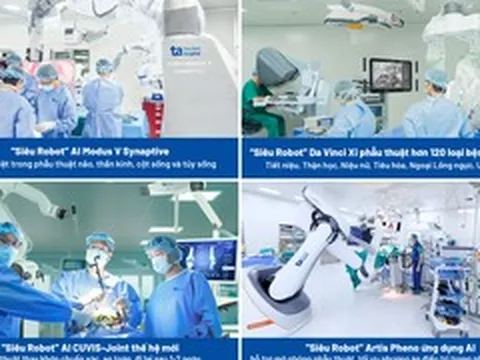 Tâm Anh tiên phong đầu tư Robot công nghệ đột phá điều trị ung thư và bệnh khó