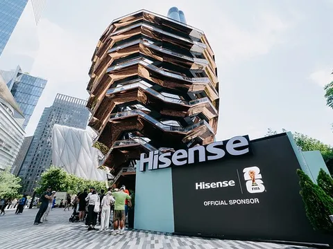 Sự kiện pop-up theo chủ đề RGB của Hisense thắp sáng điểm đến biểu tượng mới của FIFA World Cup 2026™