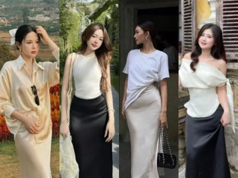 4 cách diện chân váy lụa chuẩn xu hướng Hè 2026, mặc đi làm hay đi chơi đều đẹp