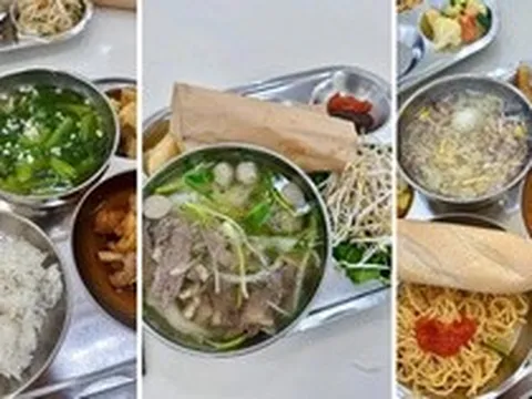 Bữa cơm bán trú 1 trường học ở Hà Nội khiến phụ huynh cũng mê tít: Cho người lớn đăng ký ăn cùng được không?