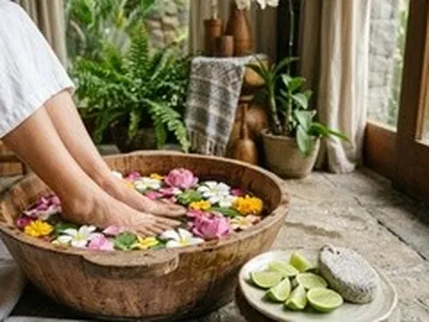 Mẹo chà gót chân để phục hồi gót sen mềm mại
