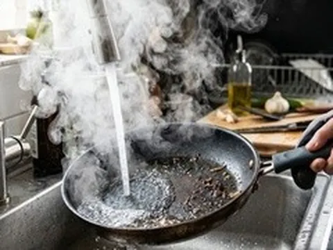 5 thói quen khiến chảo chống dính nhanh hỏng
