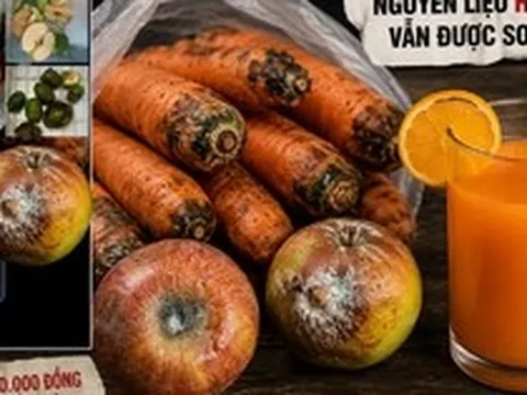 Phía sau những ly nước ép bắt mắt, người tiêu dùng hoang mang vì nghi vấn nguyên liệu "mốc rửa, thối mới bỏ" của một chuỗi cửa hàng đồ uống