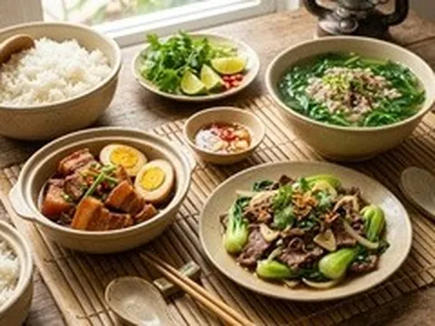 '1001 món ngon mỗi ngày' để giái đáp câu hỏi hôm nay ăn gì