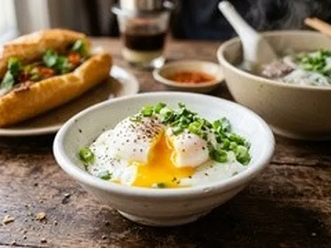 Cách làm trứng chần không bị vỡ