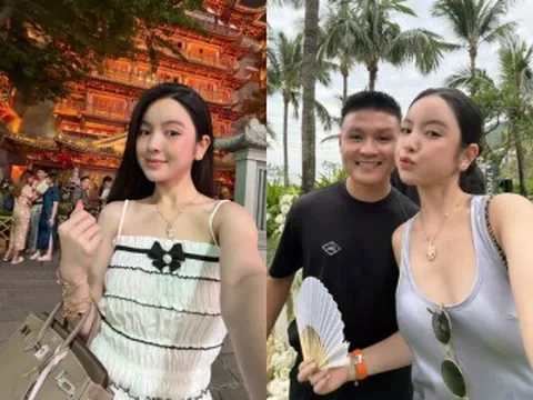 Vợ Quang Hải dát hàng hiệu gần 3 tỷ đồng xuống phố