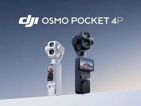 Osmo Pocket 4P mang đến khả năng làm phim chuyên nghiệp, nâng tầm dòng camera gimbal mà DJI tiên phong