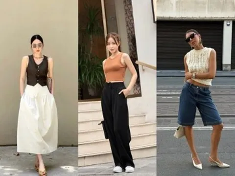 Áo tank top không chỉ mặc với quần jeans, Hè 2026 đang chuộng 3 cách mix & match này