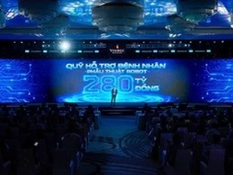 Vingroup công bố Quỹ Hỗ trợ 280 tỷ đồng, tăng cơ hội tiếp cận phẫu thuật robot