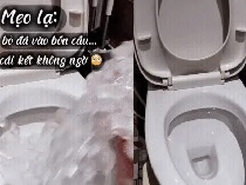 "Học lỏm" trên mạng bỏ đá vào bồn cầu để làm sạch: Không ngờ lại nhanh gọn, hiệu nghiệm đến vậy!