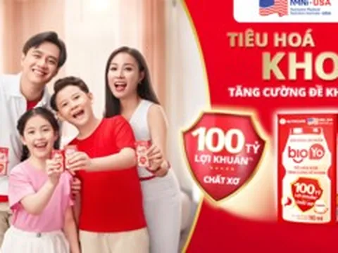 Sữa chua uống Bioyo 100 tỷ lợi khuẩn Postbiotic hỗ trợ tiêu hóa, đề kháng khỏe