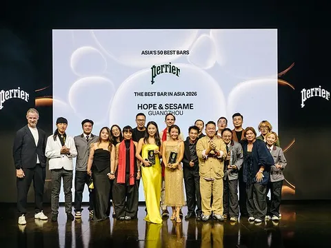 HOPE & SESAME TẠI QUẢNG CHÂU GIÀNH VỊ TRÍ NO.1 TẠI ASIA'S 50 BEST BARS 2026