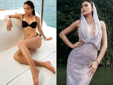 Cô gái được H'Hen Niê xin chụp ảnh cùng giờ thành Á hậu, sau sinh con mặc gợi cảm khoe dáng đẹp mê