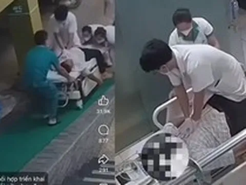 Bác sĩ trẻ lao lên băng ca ép tim cứu người đàn ông ngừng tuần hoàn viral mạng xã hội: Danh tính gây chú ý