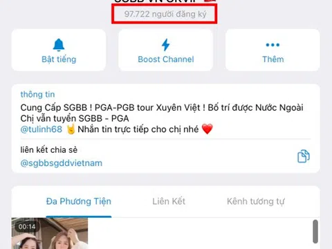 Tràn lan hoạt động SGBB-SGDD 'núp bóng' hội nhóm trên Telegram